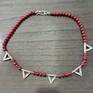 Necklace with Sterling Silver Accents